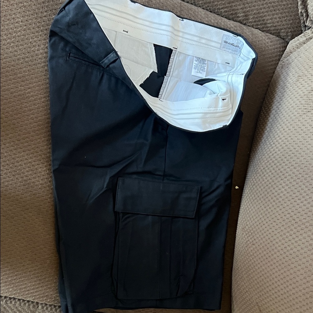 Men's Classic Black Cargo Pants